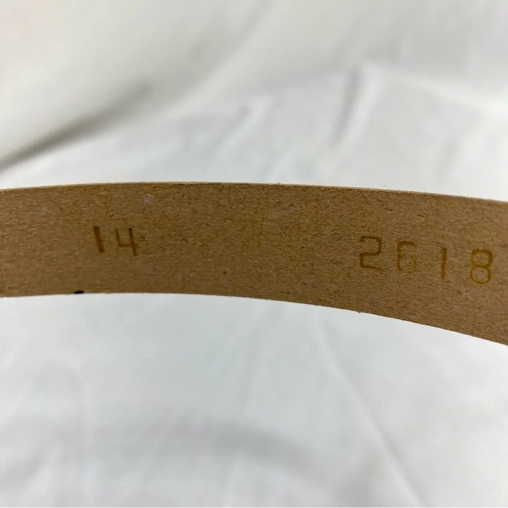 Kid’s White Belt w/Gold Buckle